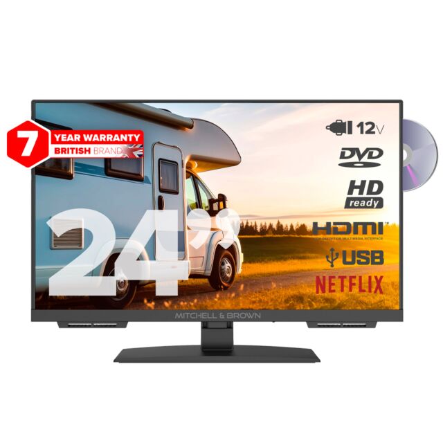 Mitchell and Brown JB-24DVD1811ST – 24″ HD Ready WebOS Smart DVD TV Combo