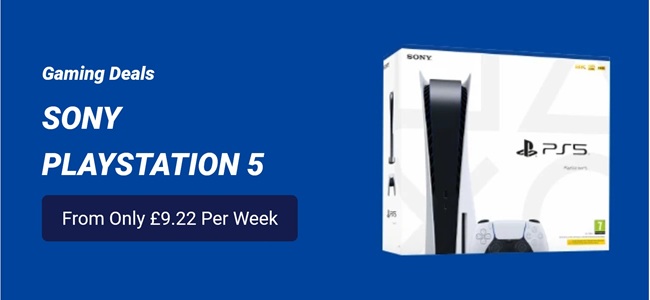 Gaming Deals Sony Playstation 5 From Only £9.22 per week.